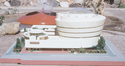 Model of Guggenheim Museum at Taliesin West