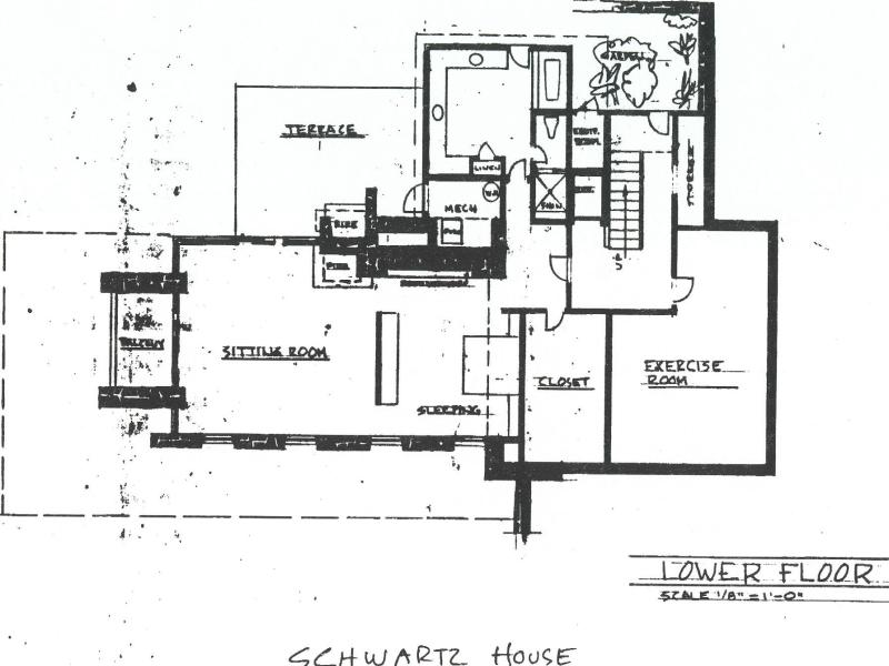 Schwartz House Floor Plans (Schwartz by Robert Green)